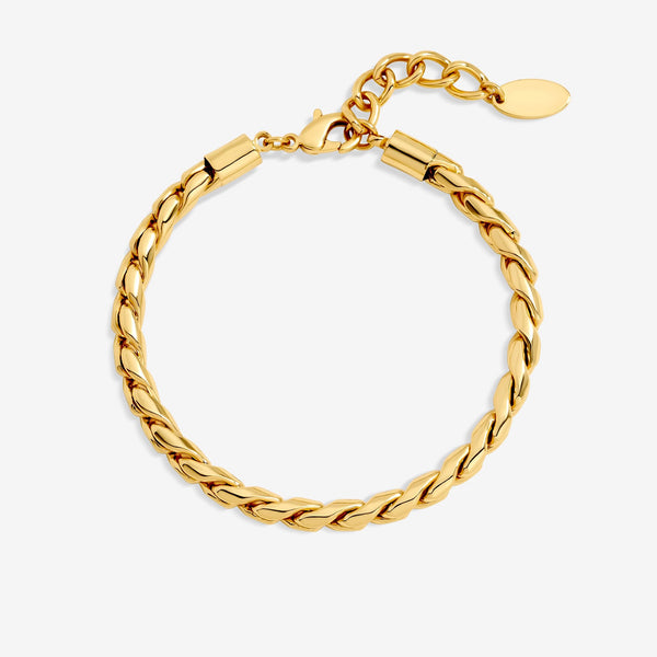 Jon Richard Gold Plated Twist Chain Bracelet