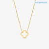 Jon Richard Waterproof Gold Plated Clover Pendant