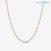 Jon Richard Waterproof Gold Plated Tennis Necklace