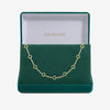 Jon Richard Gold Plated and Emerald Clover Necklace - Gift Box