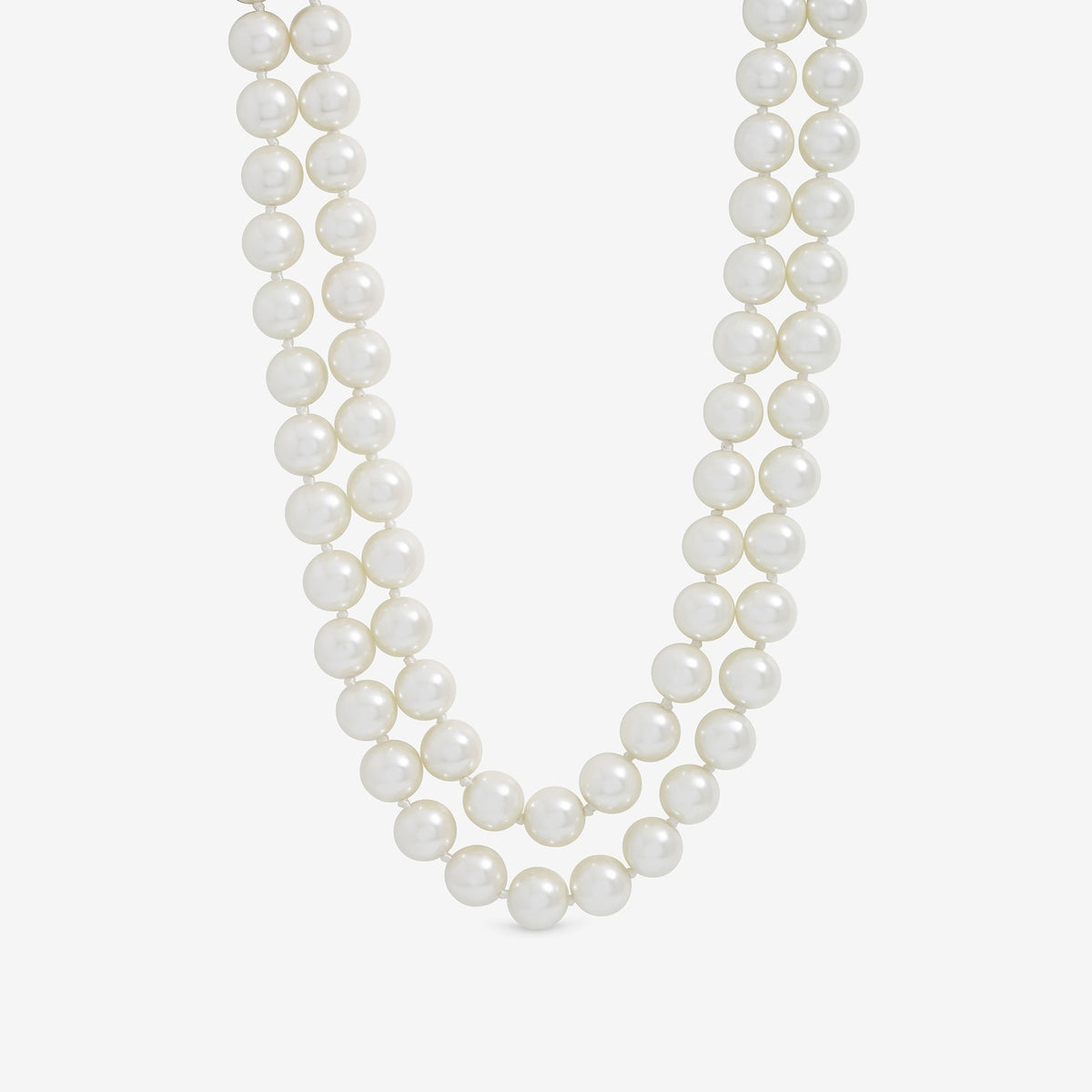 Jon Richard Gold Plated Double Row Pearl Necklace