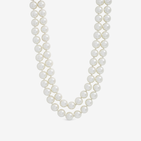 Jon Richard Gold Plated Double Row Pearl Necklace