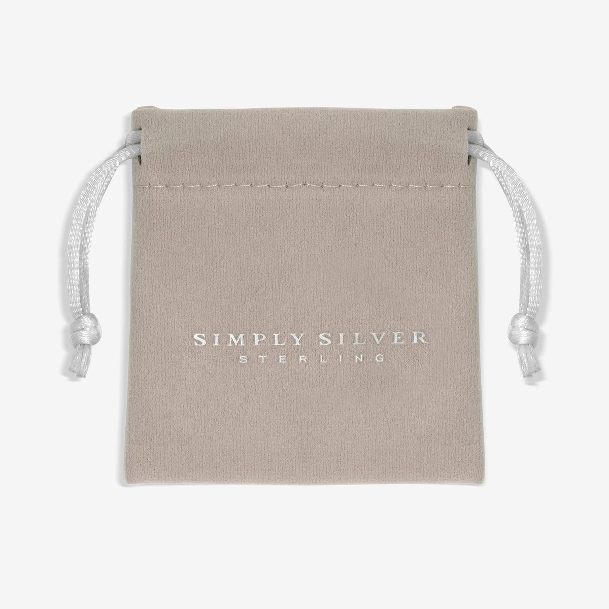 Simply Silver Sterling Silver 925 Polished Paw print Bracelet - Gift Pouch