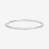Jon Richard Silver Plated and Pave Bangle