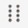 Jon Richard Black Diamond Statement Drop Earrings