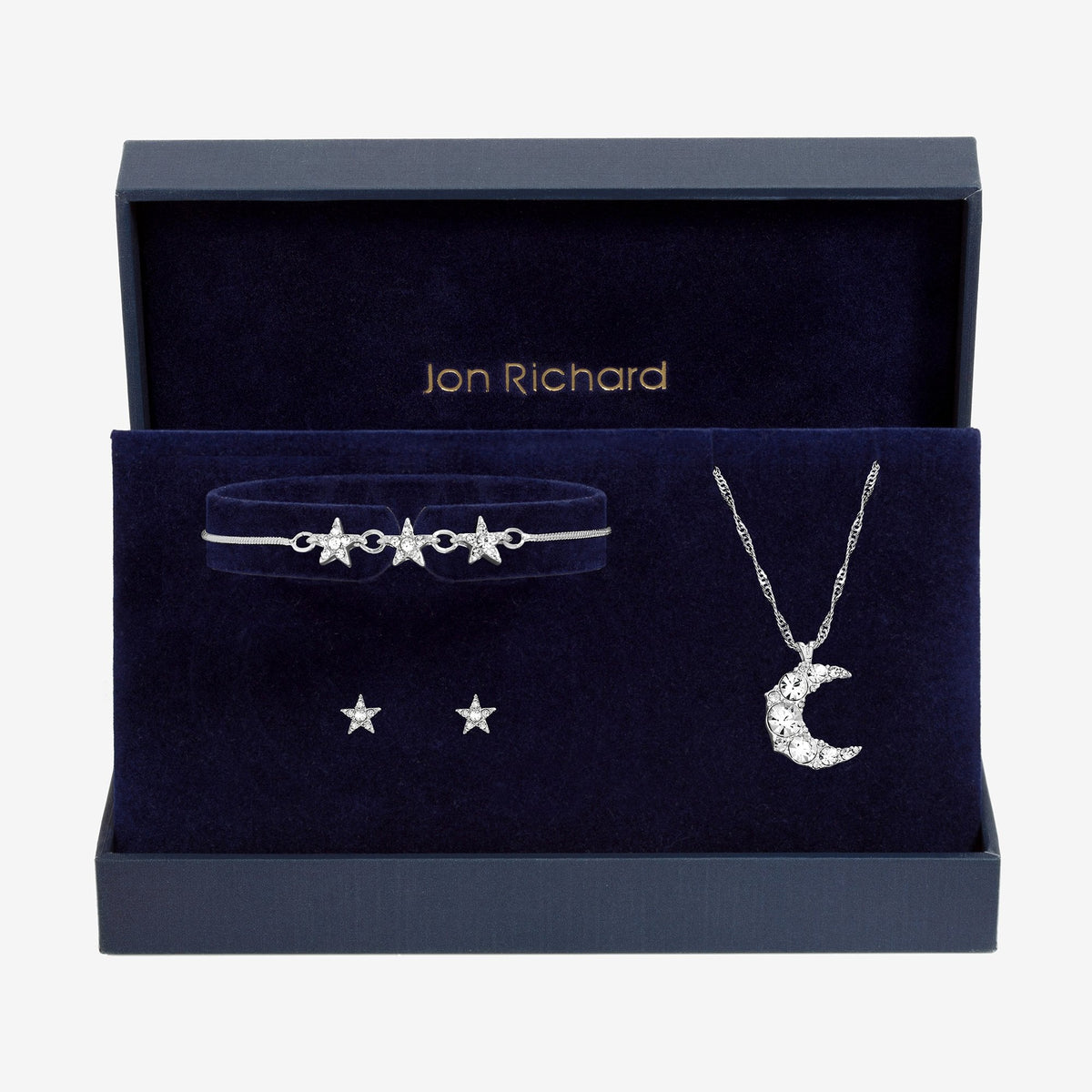 Jon Richard Silver Plated Celestial Trio Set - Gift Box