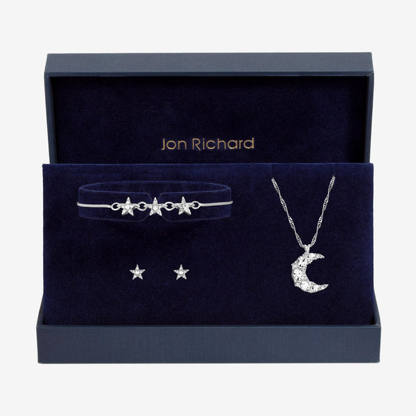 Jon Richard Silver Plated Celestial Trio Set - Gift Box