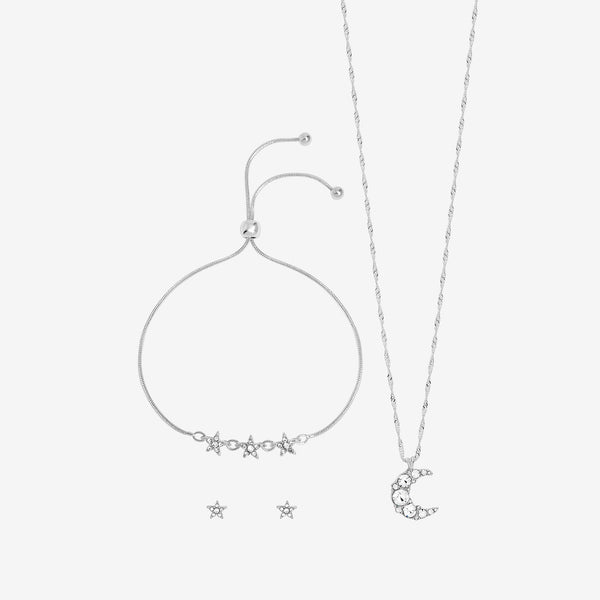 Jon Richard Silver Plated Celestial Trio Set - Gift Box
