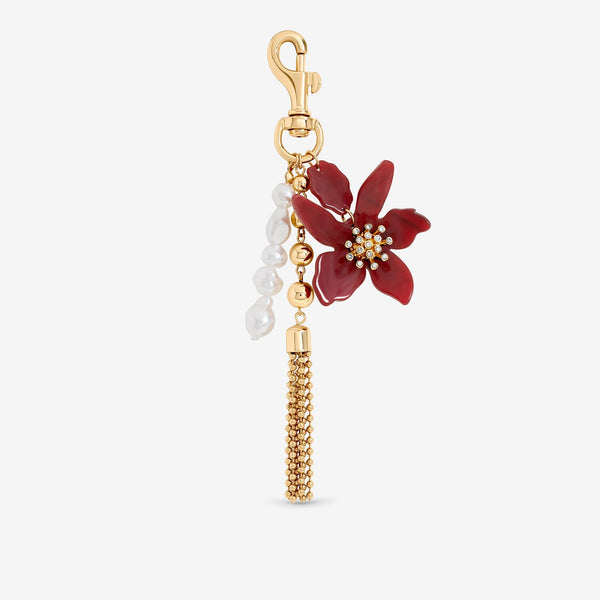Mood Gold Plated Floral Bag Charm