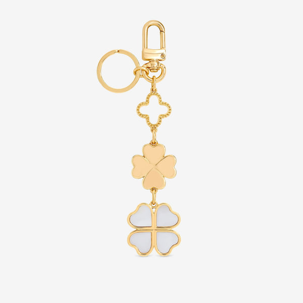 Mood Gold Plated Clover Bag Charm