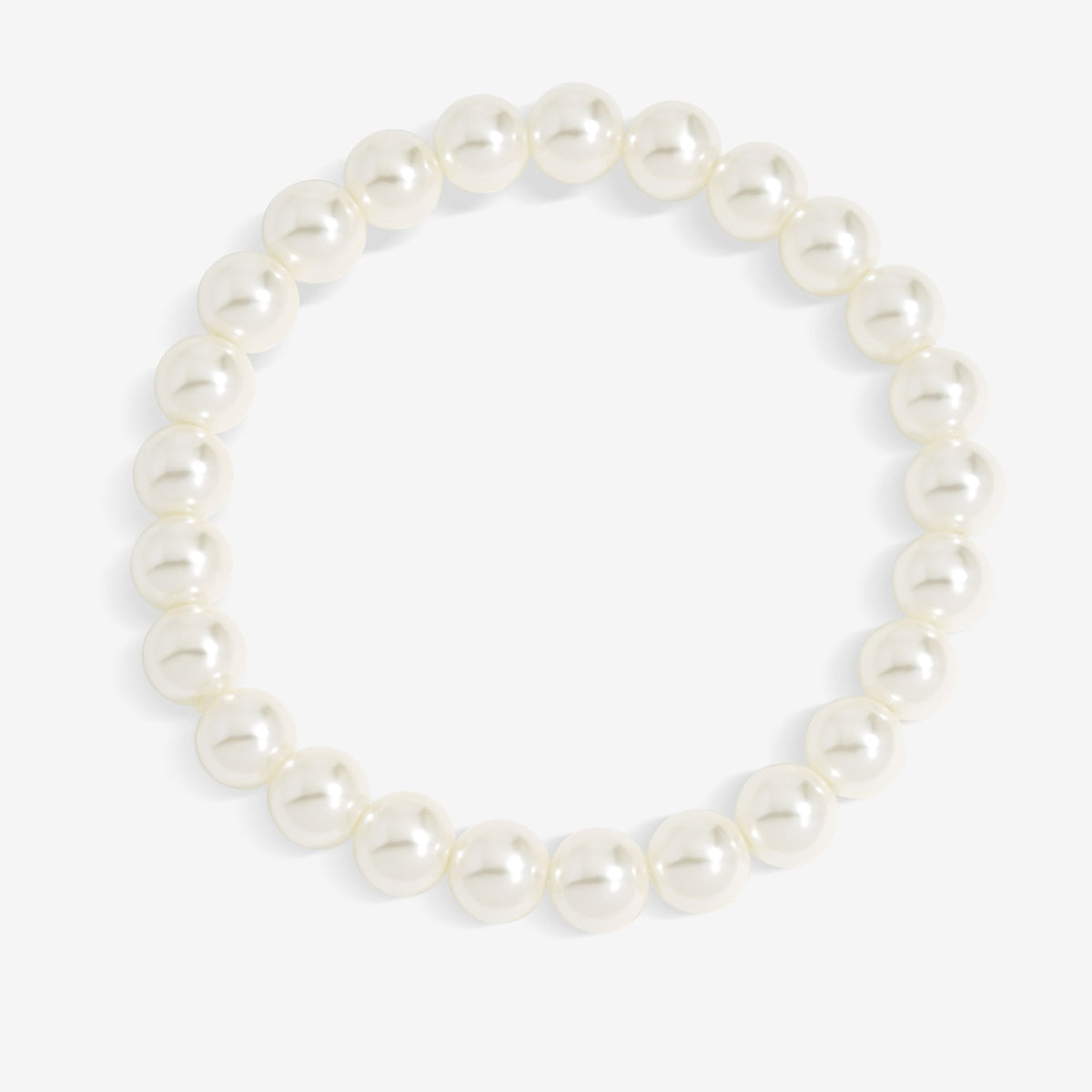 Jon Richard Single Row Pearl Stretch Bracelet