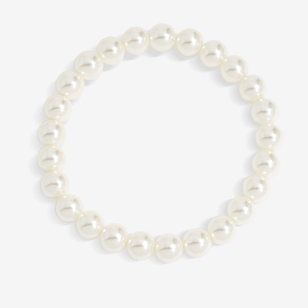 Jon Richard Single Row Pearl Stretch Bracelet