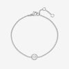 Jon Richard Sterling Silver Plated Waterproof Bezel Bracelet