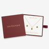 Jon Richard 14Ct Real Gold Plated Birthstone Bezel Set - August - Gift Boxed