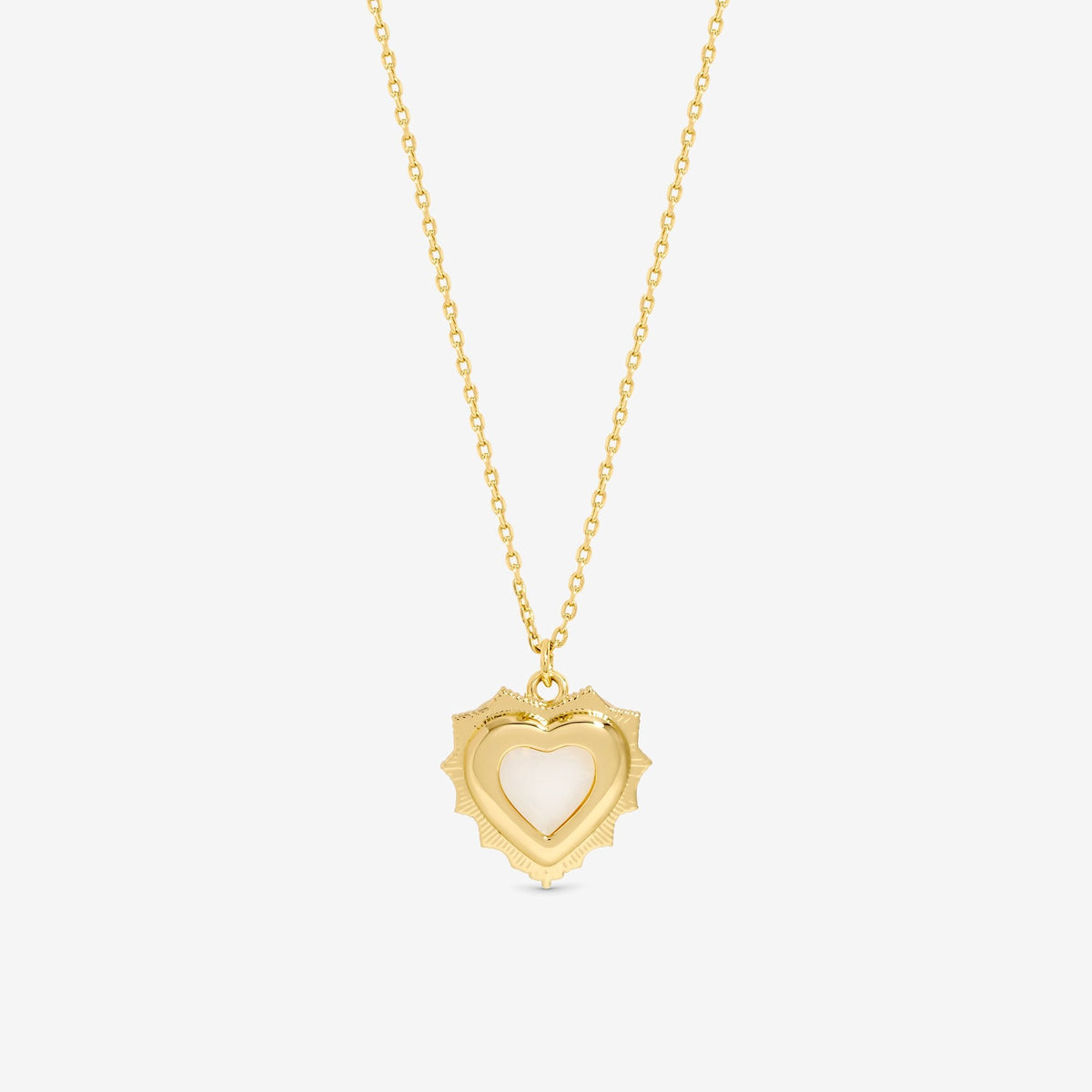 Jon Richard 14Ct Real Gold Plated Heart Birthstone Pendant - June - Gift Boxed