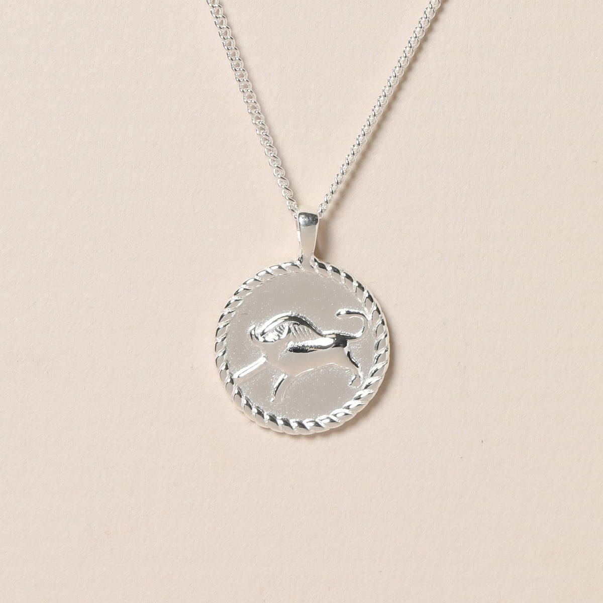 Simply Silver Sterling Silver 925 Zodiac Horoscope Pendant - Taurus