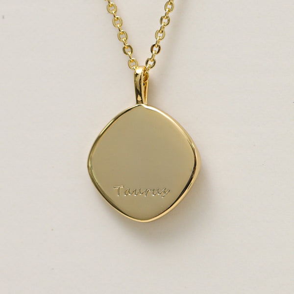Jon Richard Gold Plated Molten Horoscope Pendant - Taurus