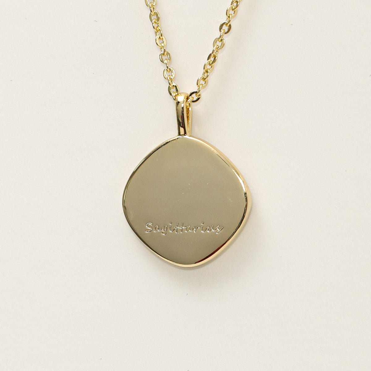 Jon Richard Gold Plated Molten Horoscope Pendant - Sagittarius