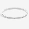 Jon Richard Sterling Silver Plated Waterproof Clover Bangle