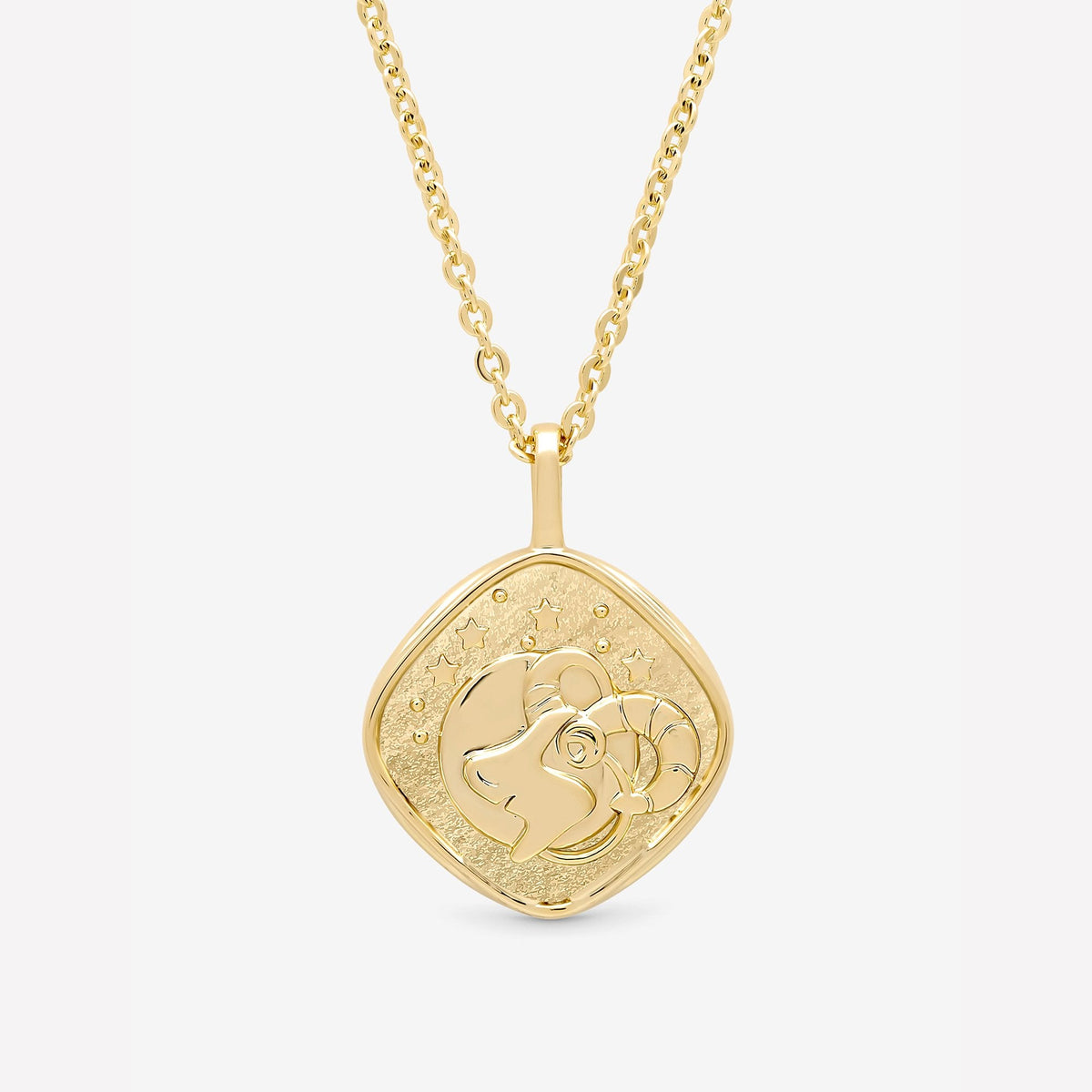Jon Richard 18Ct Real Gold Plated Molten Horoscope Pendant - Aries
