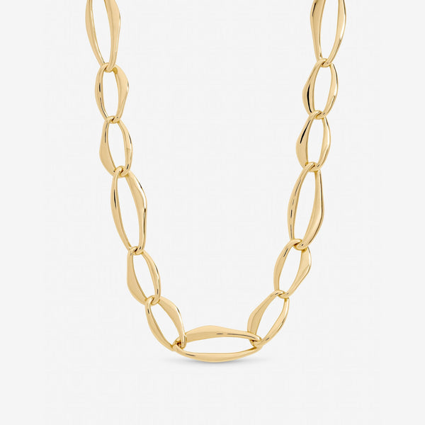 Mood Gold Plated Large Link Chain Necklace