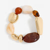 Mood Gold Polished and Resin Stretch Bracelet
