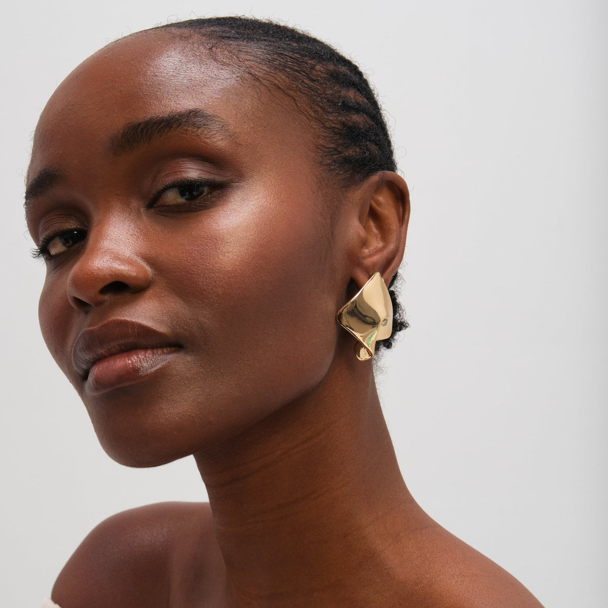 Mood Gold Plated Liquid Earrings