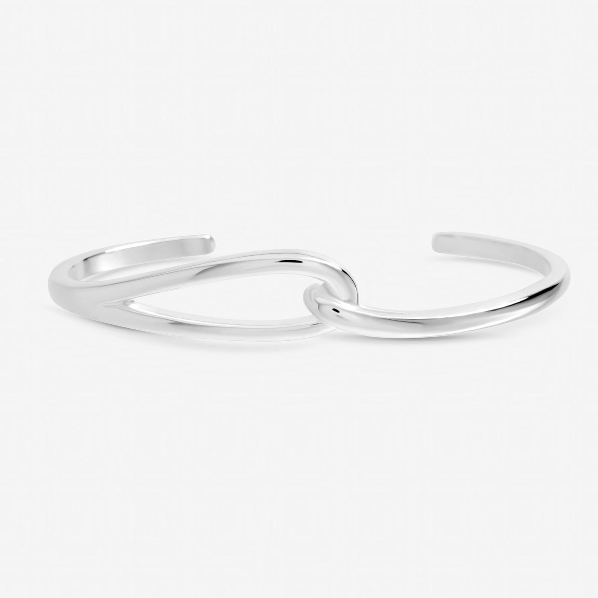 Inicio Sterling Silver Polished Open Link Cuff - Gift Pouch