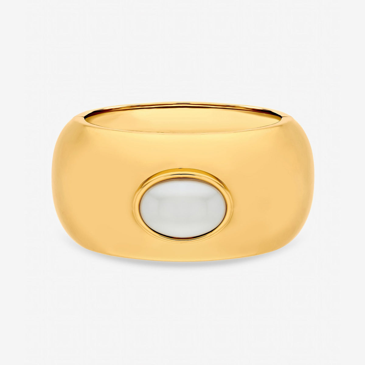 Mood Gold Plated and Pearl Statement Cuff