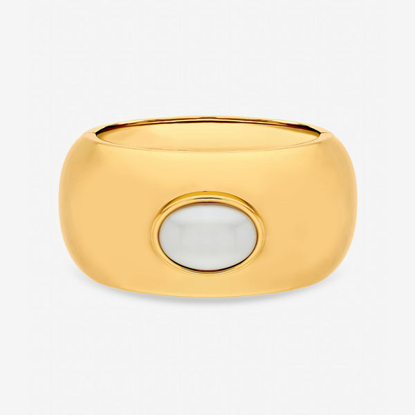 Mood Gold Plated and Pearl Statement Cuff