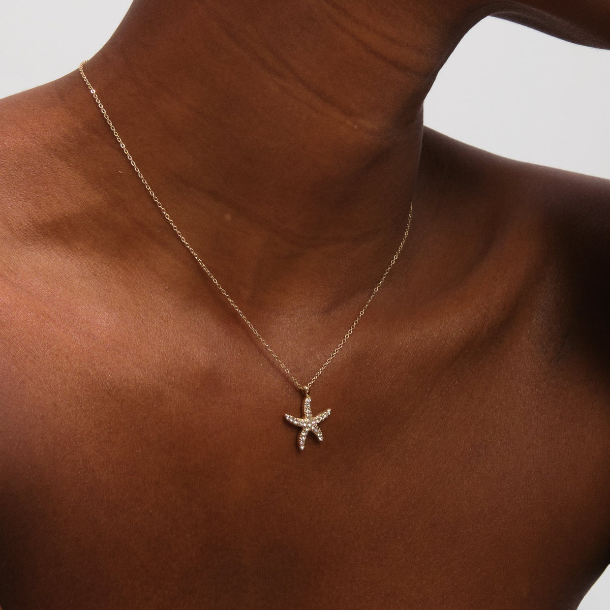 Jon Richard Gold Plated Pave and Pearl Starfish Trio Set - Gift Box