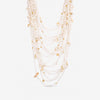 Mood Gold Plated Statement Multirow Beaded Necklace