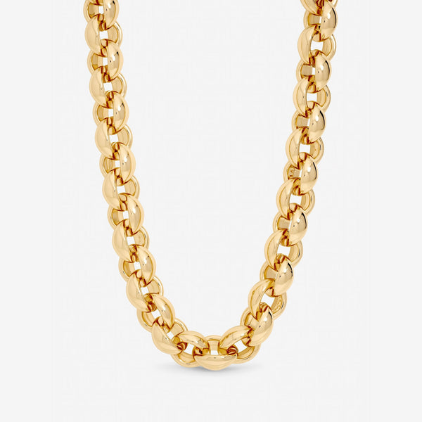 Mood Gold Plated Statement Chain Necklace