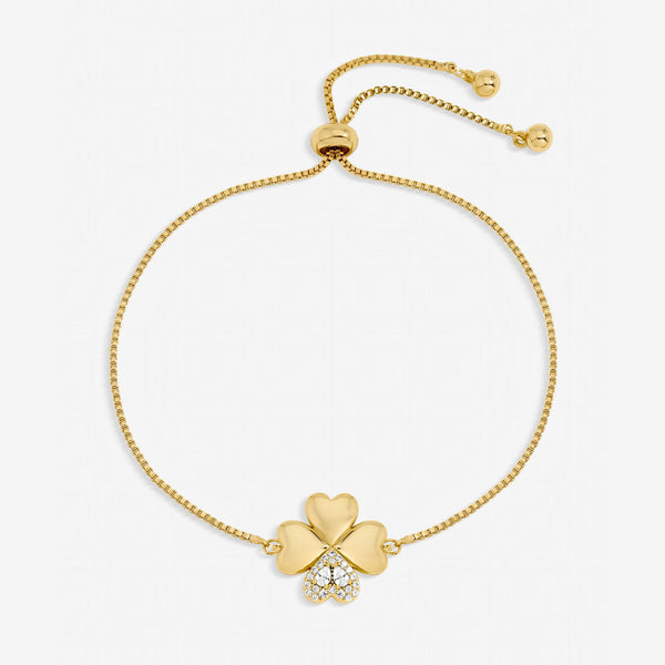 Inicio Gold Plated and Crystal Toggle Bracelet - Gift Pouch