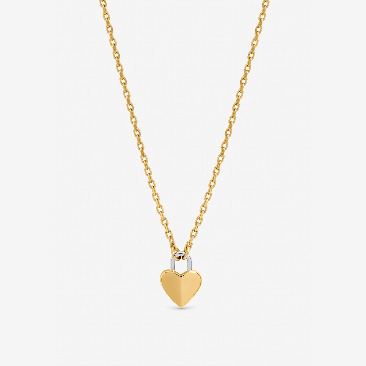 Inicio Two Tone Heart Pendant - Gift Pouch