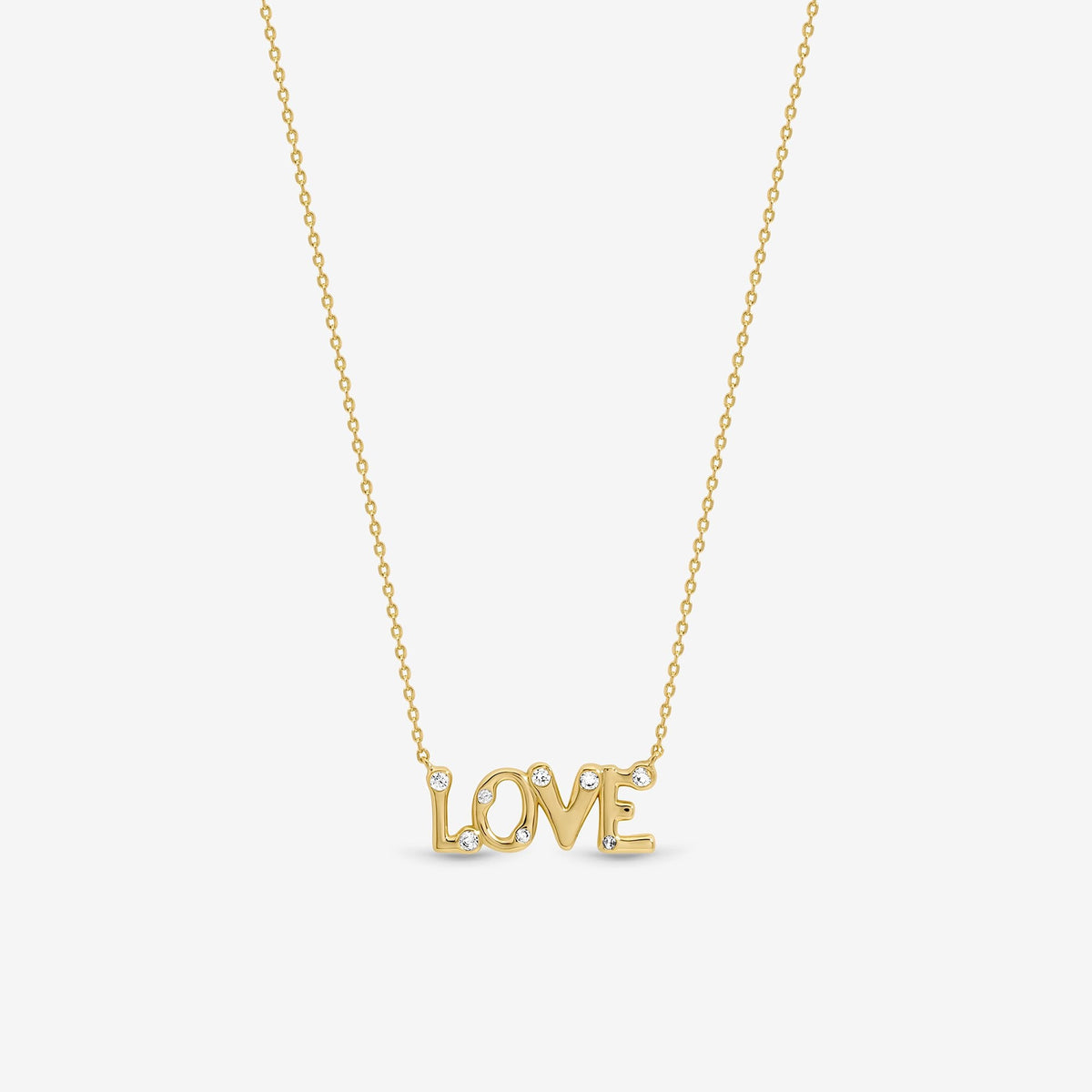 Inicio Gold Plated Love Pendant - Gift Pouch