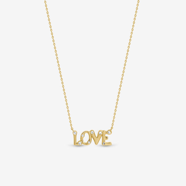 Inicio Gold Plated Love Pendant - Gift Pouch