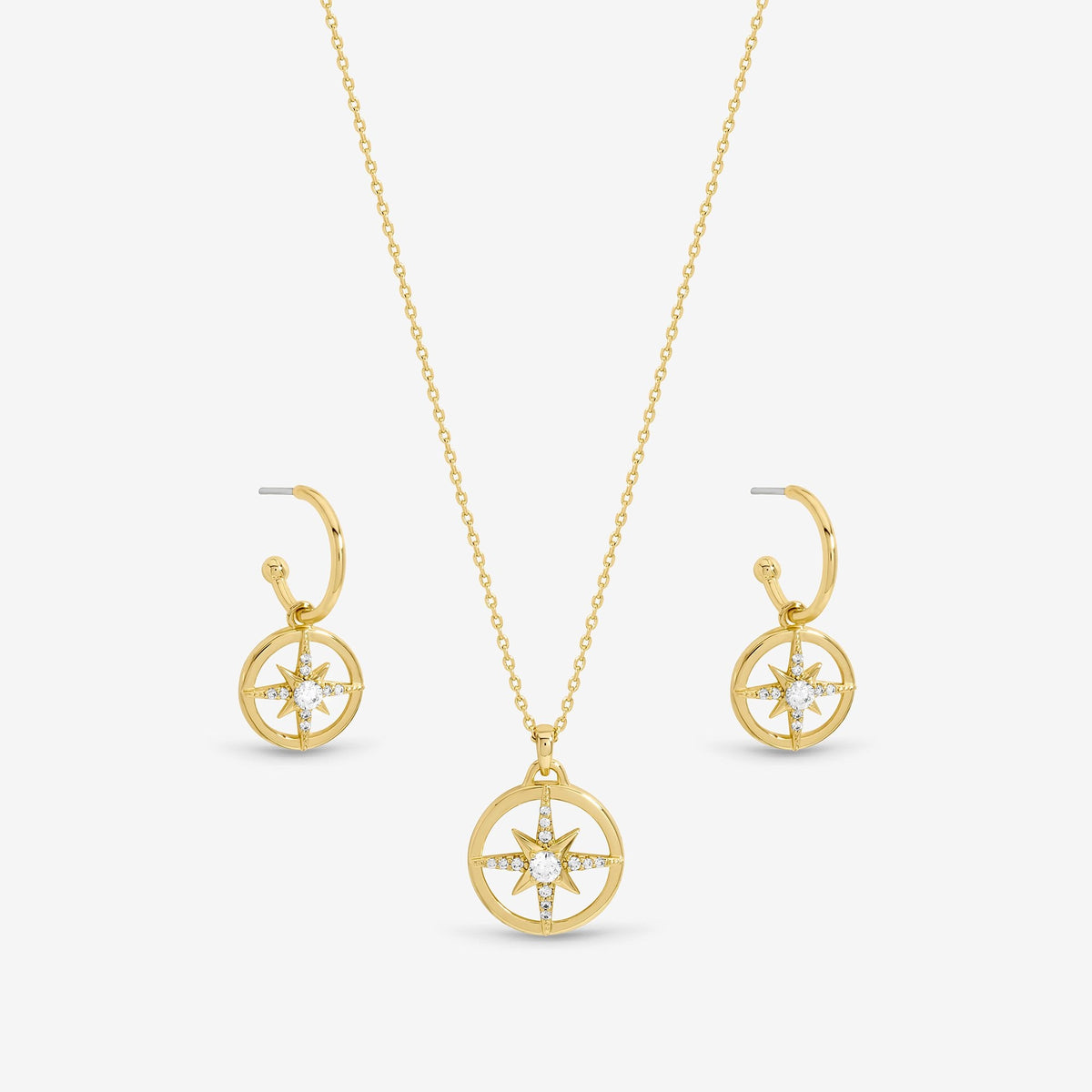Inicio Gold Plated and Mother of Pearl Celestial Starburst Set - Gift Box