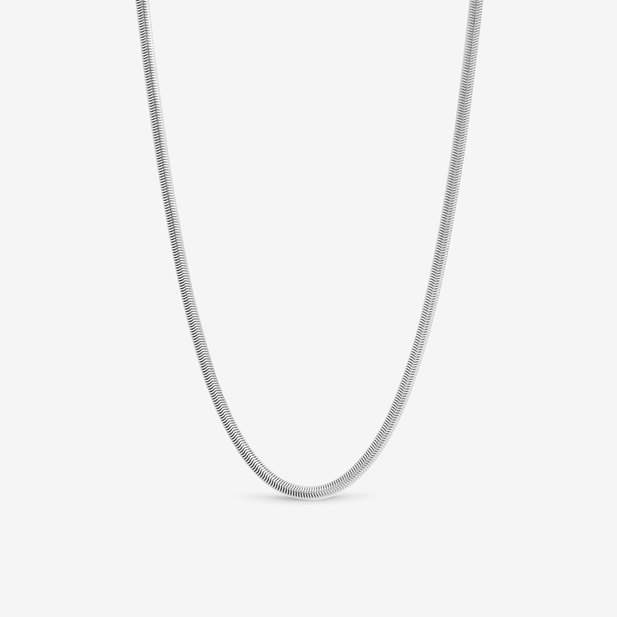 Inicio Men's Steel Waterproof Snake Chain Necklace - Gift Pouch