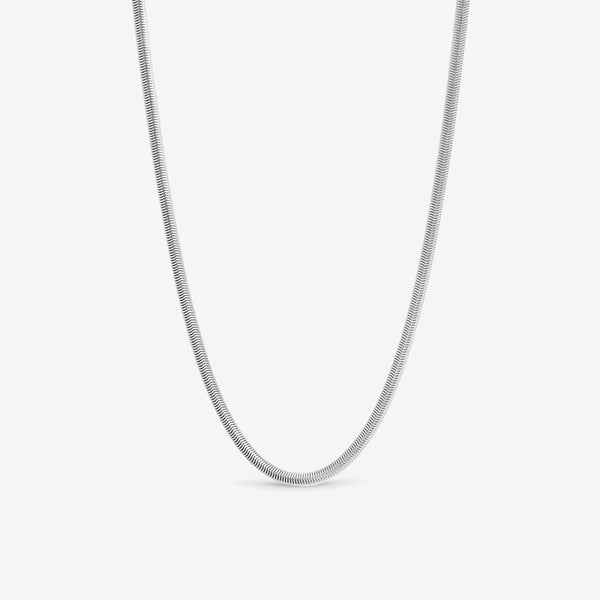 Inicio Men's Steel Waterproof Snake Chain Necklace - Gift Pouch