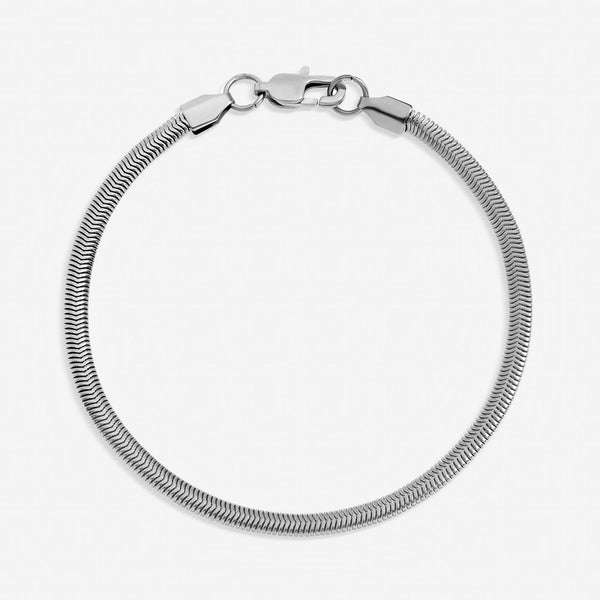 Inicio Men's Steel Waterproof Snake Chain Bracelet - Gift Pouch