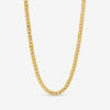 Inicio Men's Gold Plated Waterproof Curb Chain Necklace - Gift Pouch
