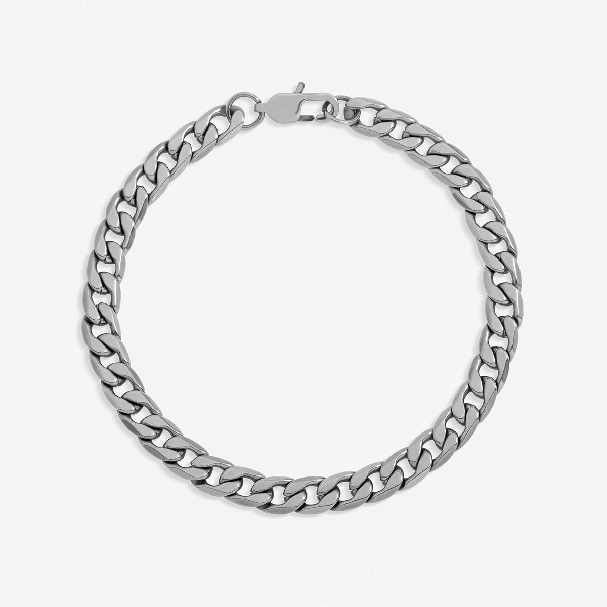 Inicio Men's Steel Waterproof Curb Chain Bracelet - Gift Pouch