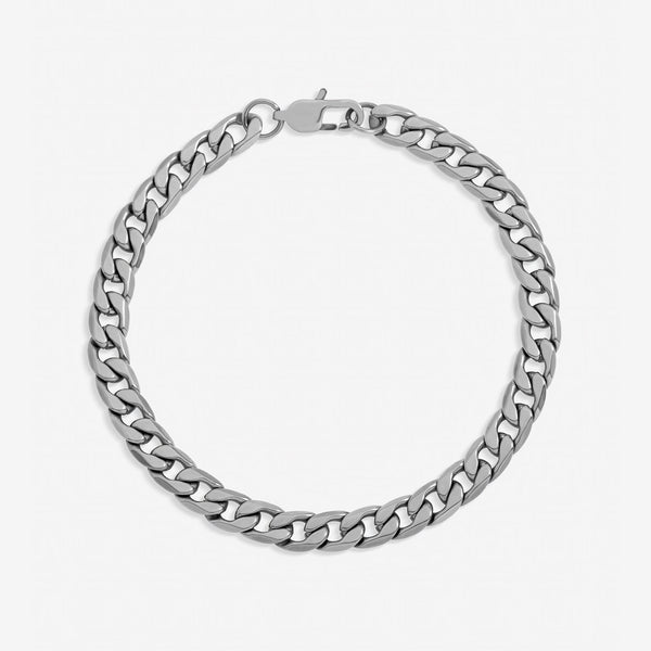 Inicio Men's Steel Waterproof Curb Chain Bracelet - Gift Pouch
