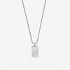 Inicio Men's Steel Waterproof Dog Tag Necklace - Gift Pouch