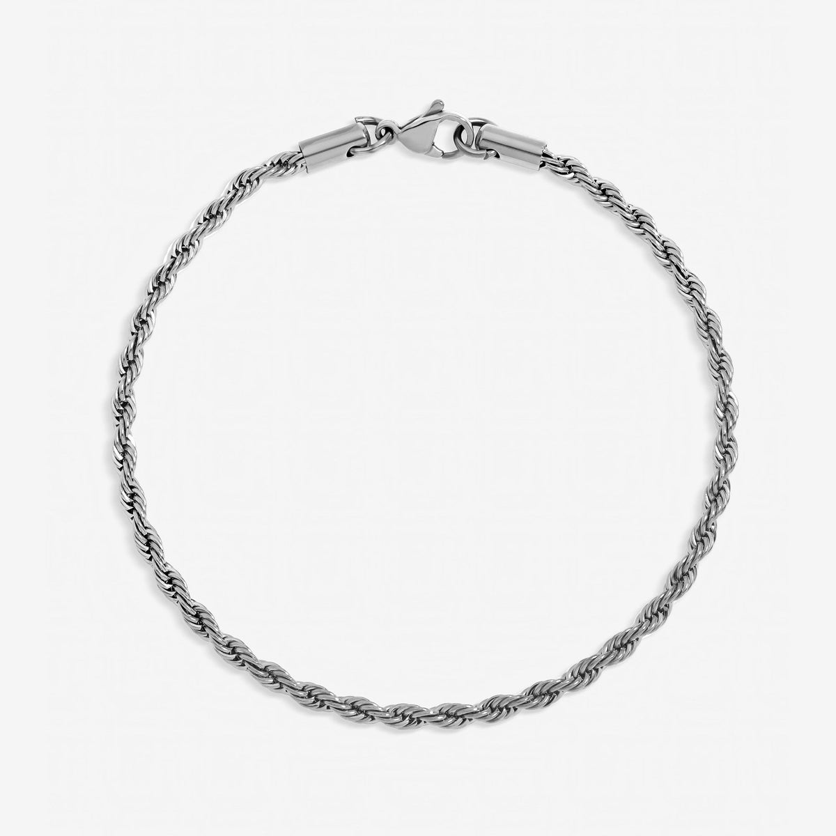 Inicio Men's Steel Waterproof Twist Rope Bracelet - Gift Pouch