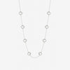 Inicio Sterling Silver Crystal Clover Necklace - Gift Pouch