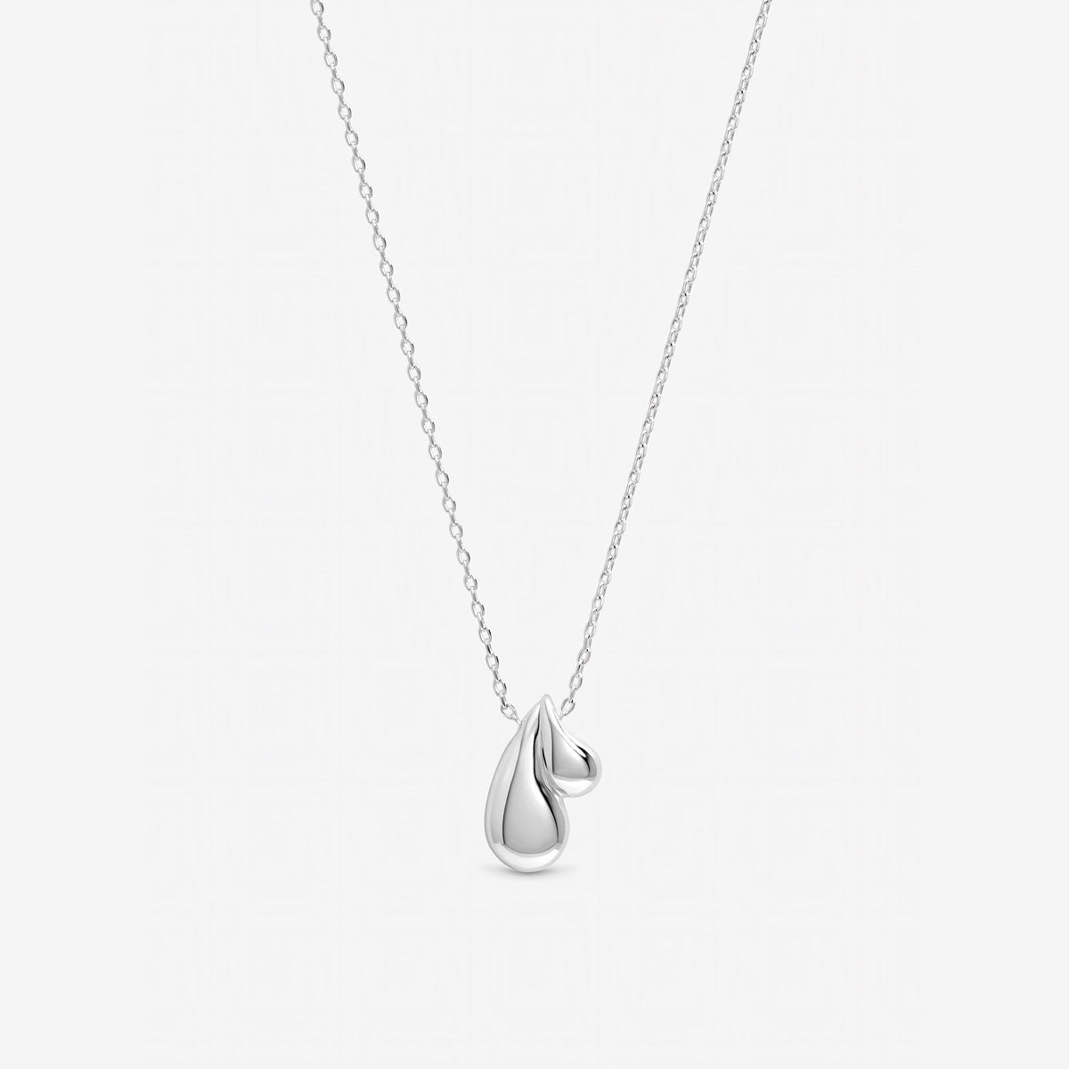Inicio Sterling Silver Polished Nugget Pendant - Gift Pouch