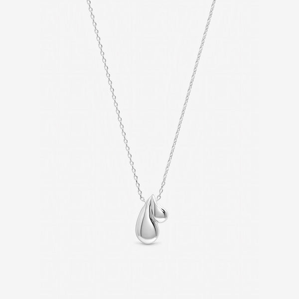 Inicio Sterling Silver Polished Nugget Pendant - Gift Pouch