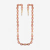 Mood Gold Plated and Coral Resin Sunglasses Chain